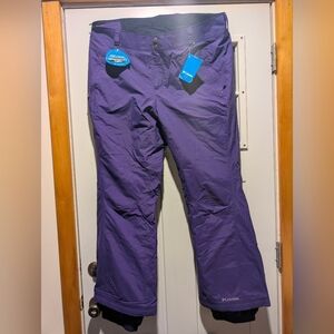 NWT Columbia Purple Snow Pants